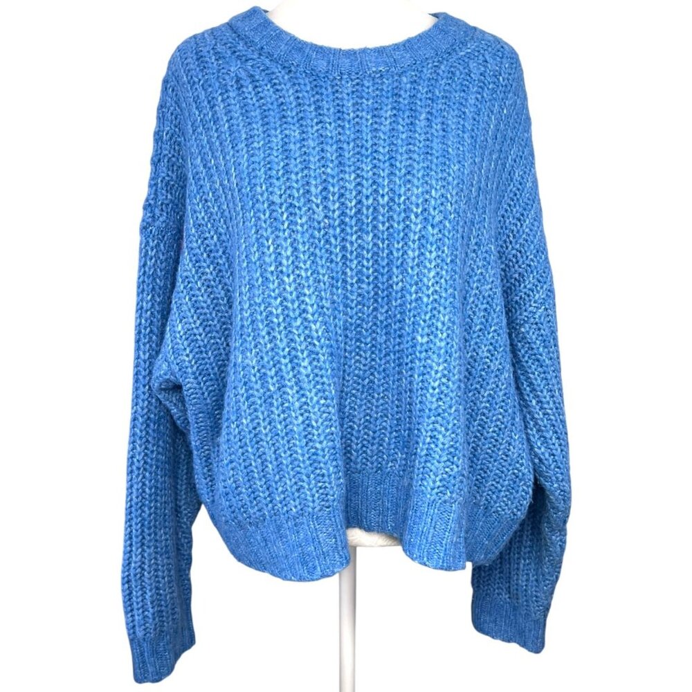 American Eagle Cable Knit Sweater Crewneck Size Large